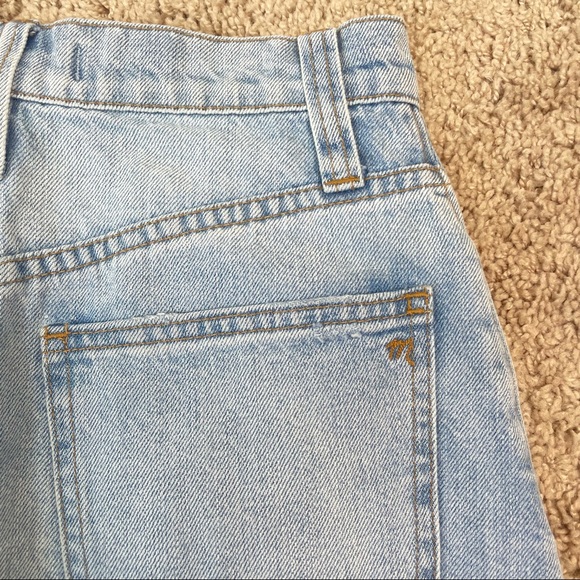 Madewell Rigid Denim A-Line Mini Skirt: Cutout Edition - Picture 9 of 14